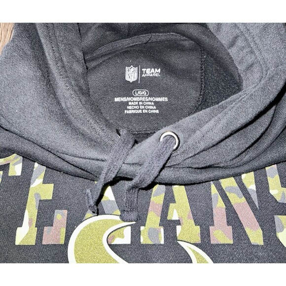 Houston Texans Hooded Pullover Sweatshirt NFL Football - Probably Size L - Picture 2 of 3